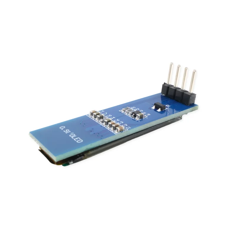 Industry Standard 0.91 inch OLED Display Module 128x32 IIC Interface White/Blue Optional Compatible with 3.3V-5V for Arduino diy