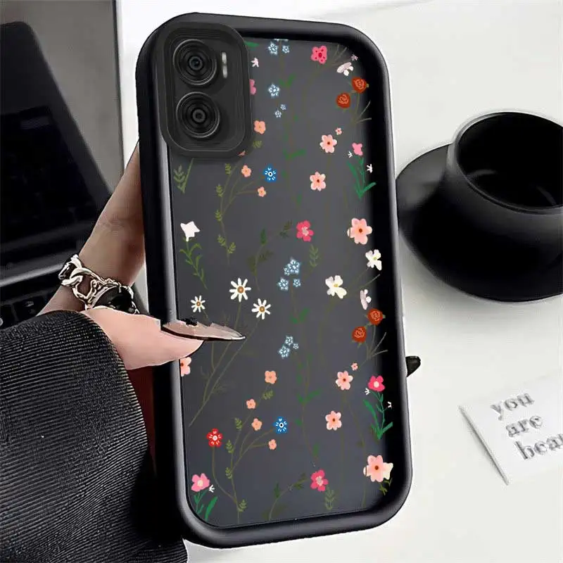 E22 Countryside Blooms Sky Eye Ladder Phone Case For Motorola Moto E22 Cover