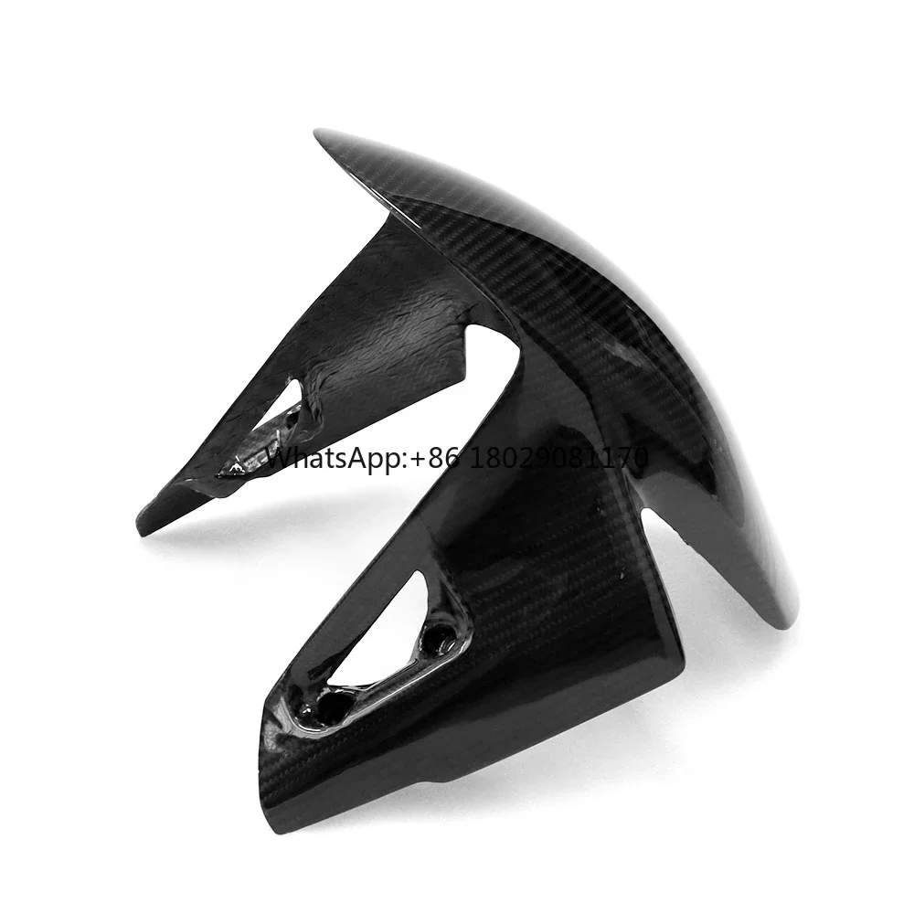 Carbon Fender Mudguard para modificação de motocicleta, pára-choque dianteiro, Splash Mud, Dust Guard, Ducati Panigale V4 V4S, 2018-2020