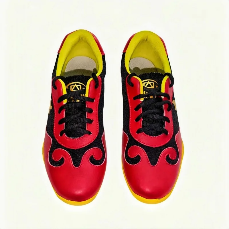Professional Men Women Martial Arts Training Shoe Red Wushu Shoe Unisex Top Quality Taiji Shoes for Couples Designer KungFu Shoe