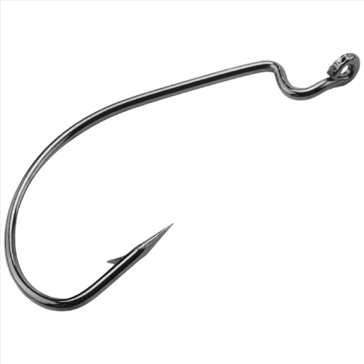 AD45 51Pcs Fishing Hooks High Carbon Steel Worm Senko Bait Jig Fish Hooks with Plastic Box