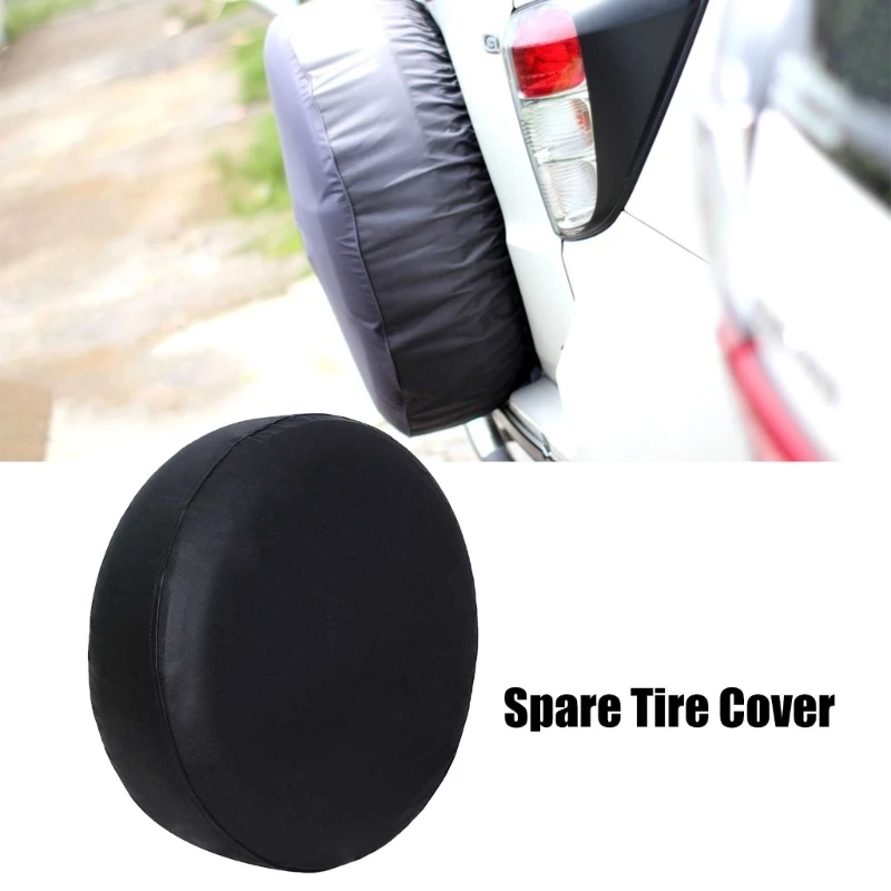 A2UC General PVC Spare Tyre Cover Spare Wheel Case for SUV Truck Off Road Vehicle