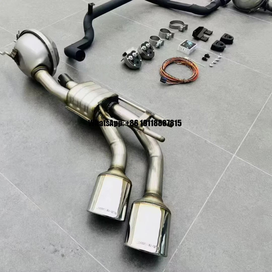 Upgrade W465 G450d G450 2025+ Car Sound with Simulated Exhaust Dual Outlets  Muffler Perfect Fit for G Class G Wagon