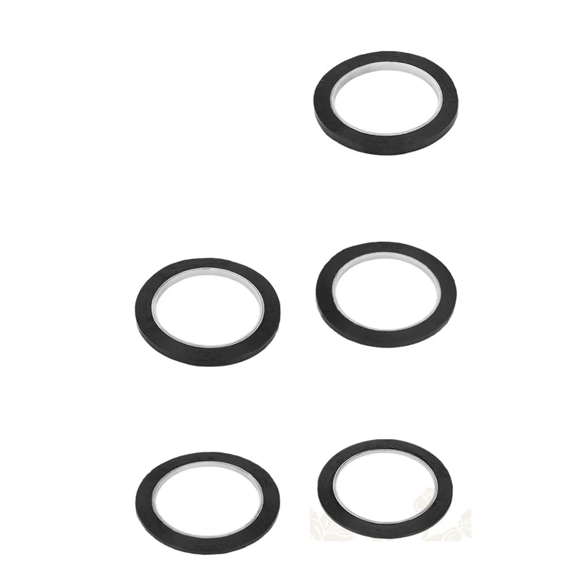 Linhas de chumbo para vitral a79g 360 jardas, fita preta de linha de gráfico pet de 2/3/4/5/6.5mm de largura, suprimentos de vitral, 72 jardas/tamanho
