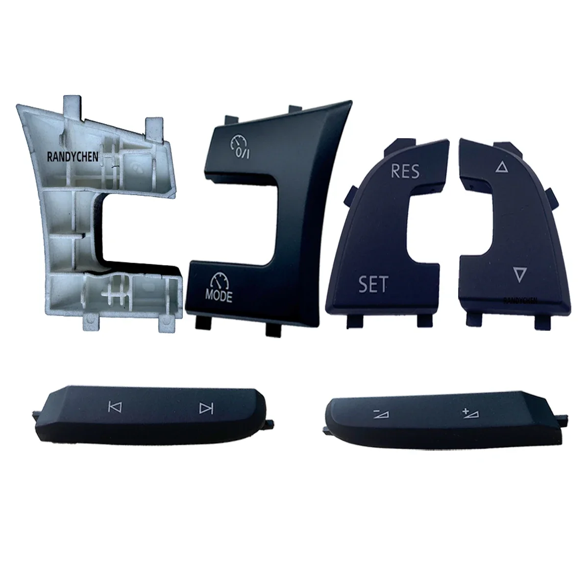 

GEFENSI 1x Steering Wheel Multifunction Switch Button Cover For VW Golf 7 7.5 GTI GTE GTD Tiguan 2 R Line Passat B8 Jetta MK7 GL