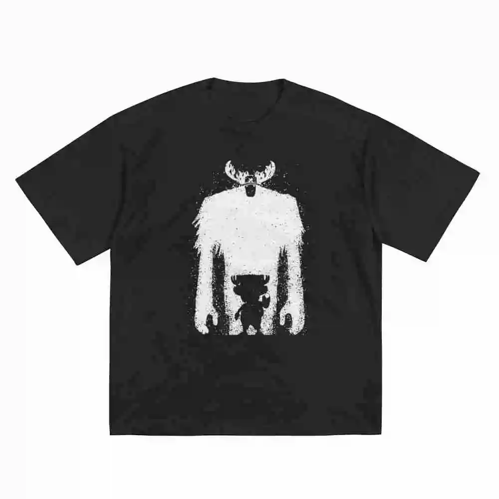 Tony Chopper White Deer Shadow Short Sleeve Tee 100% Cotton T-Shirt