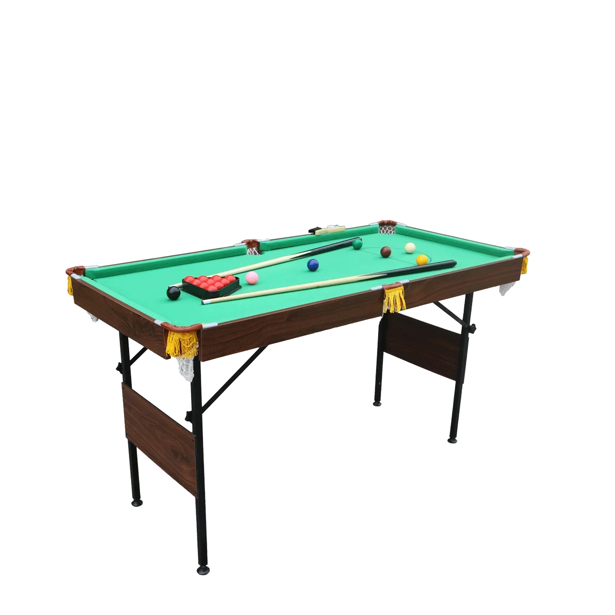 Modern Fashion Simple 7ft Pool Table With Metal Foldable Leg