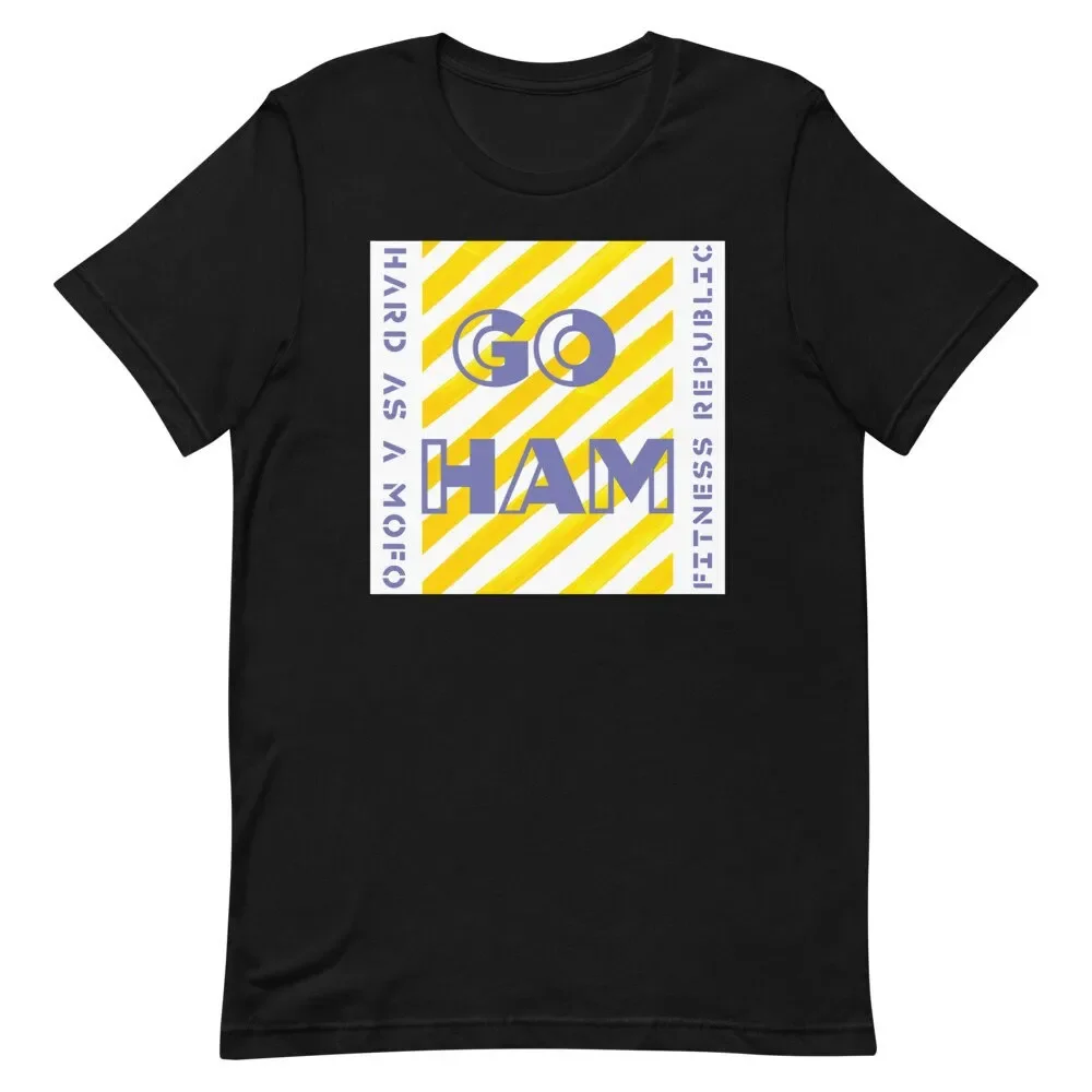 GO HAM Athletic Fit Gym T-shirt Fitness Republic