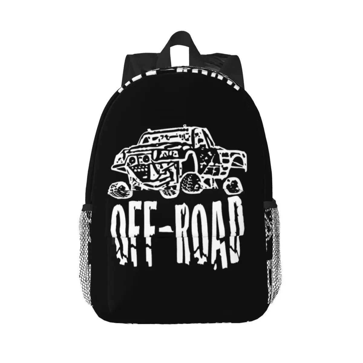Cartoon Off Road Vehicle Backpack Daypack Large Capacity Boys Girls BookBag Shoulder Bags for Men Women Children School Bag