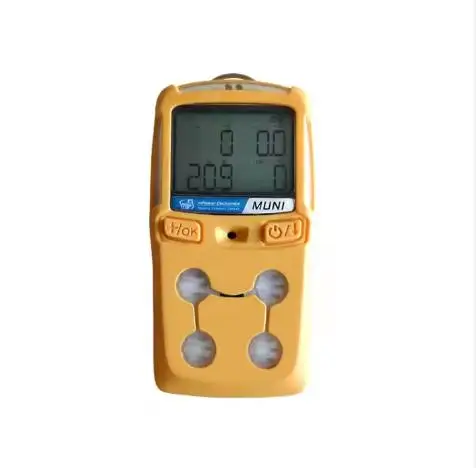 

Multi Gas Monitors MUNI MP420 4 gas detector O2 H2S CO LEL Portable gas analyzer alarm CH4 detector