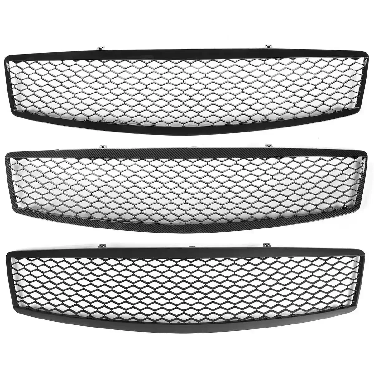 G35 G37 Car Front Bumper Honeycomb Mesh Centre Grill Grille Panel For Infiniti G35 G37 4Door Sedan 2007-2009 Front Racing Grills