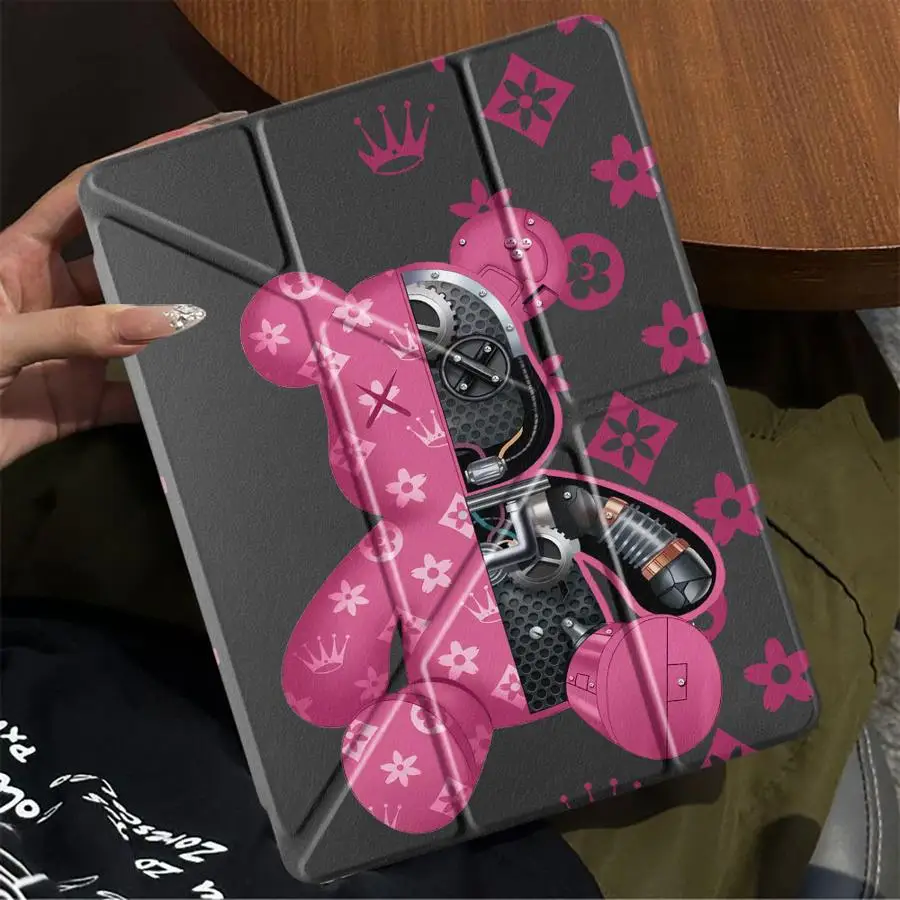 

Чехол-подставка для планшетов iPad Pro 2025, Pro 11-го, 10-го, 9-го, 8-го, 7-го поколений, 12.9 дюймов, Mini 6, 7, Air 4, 5, M3, M2, 1, 2, M4, 11 дюймов. Роскошный дизайн «Роботы».