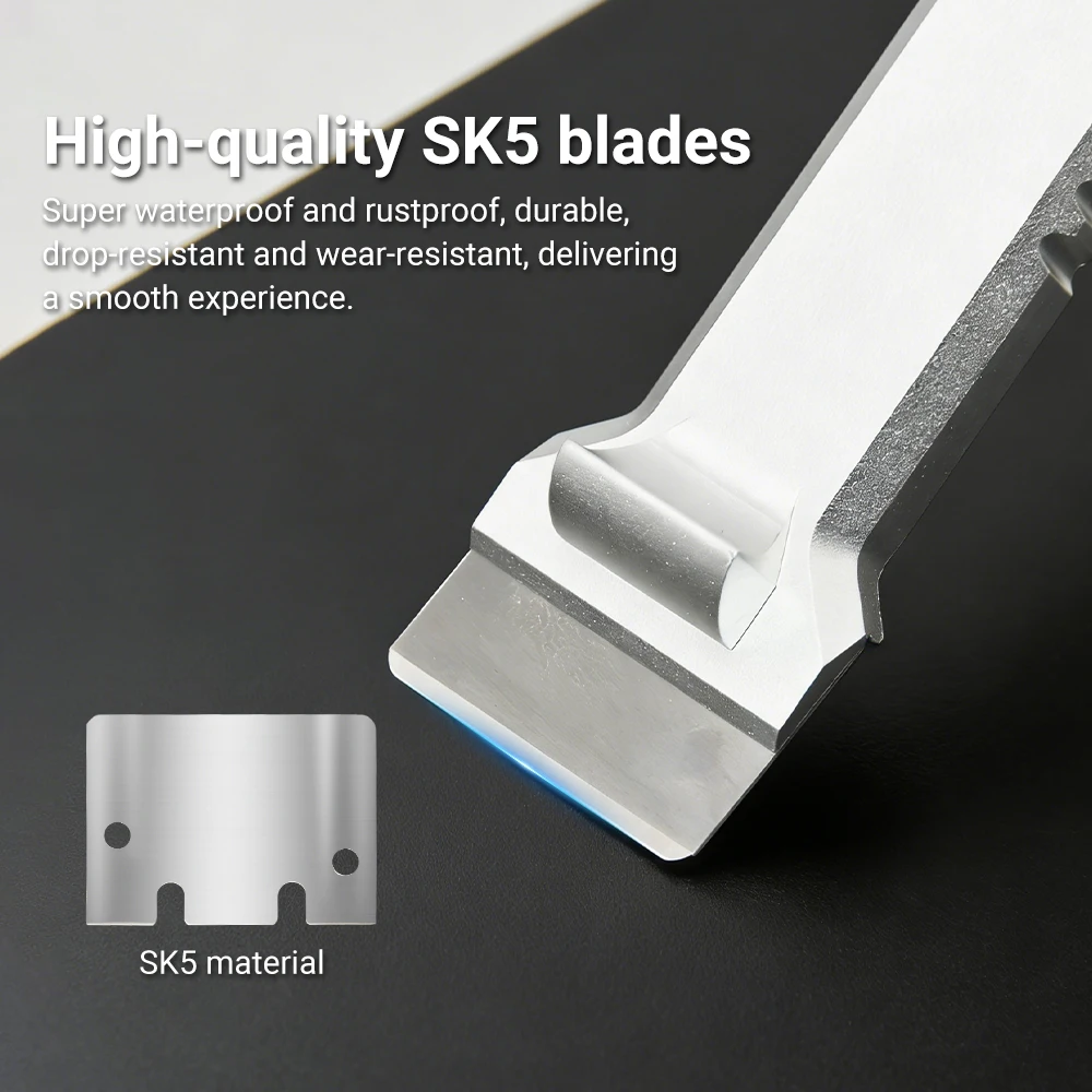 Upgraded FDM 3D Printer Scraper All Metal CNC SK5 Blade Heated Bed Cleaning Tool Shovel For Lab P1/X1 CR Voron 3D Printer Parts