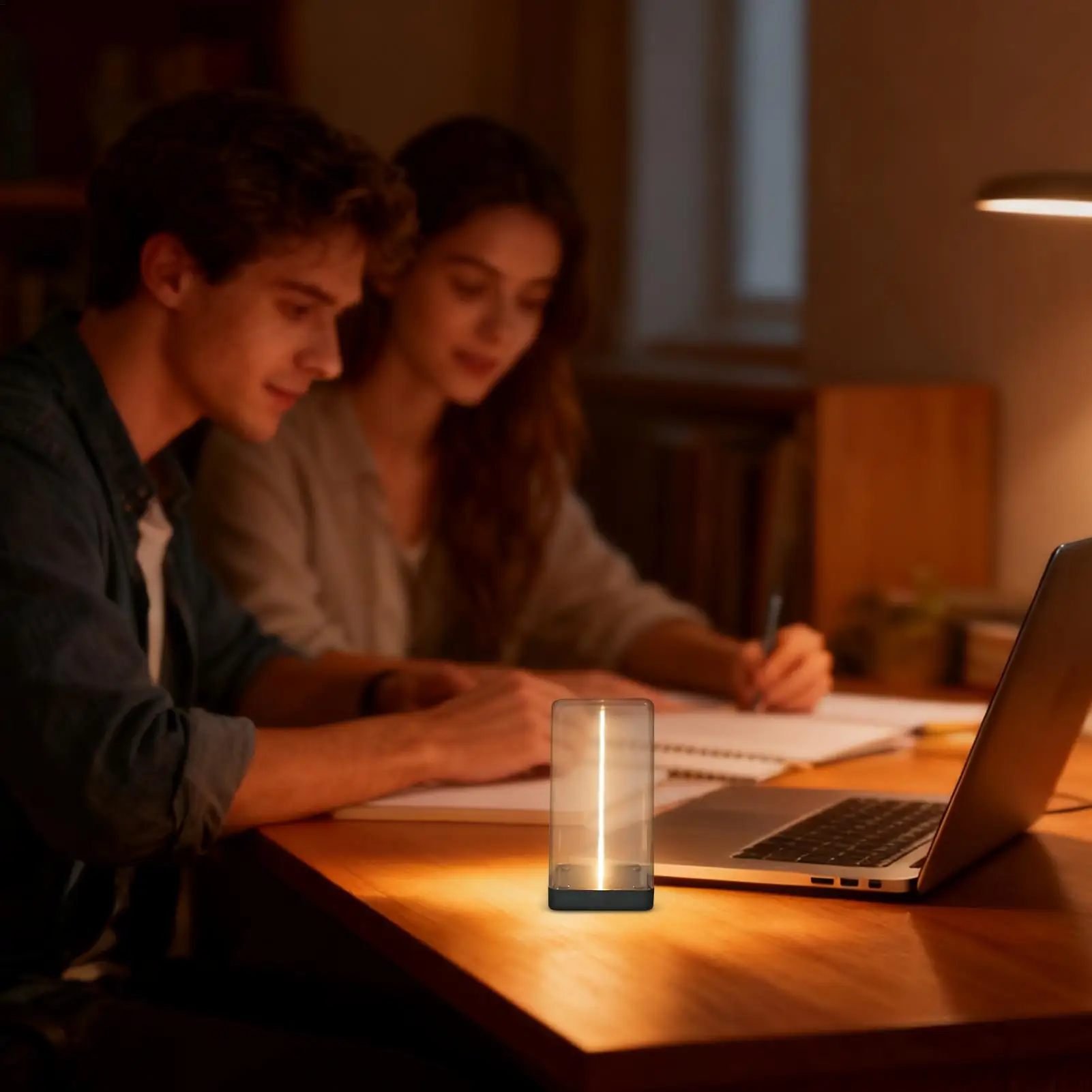 

Беспроводная лампа, светодиодная беспроводная настольная лампа, беспроводной окружающий свет для внутренней книжной полки, прикроватная тумбочка, спальня, гостиная, офис