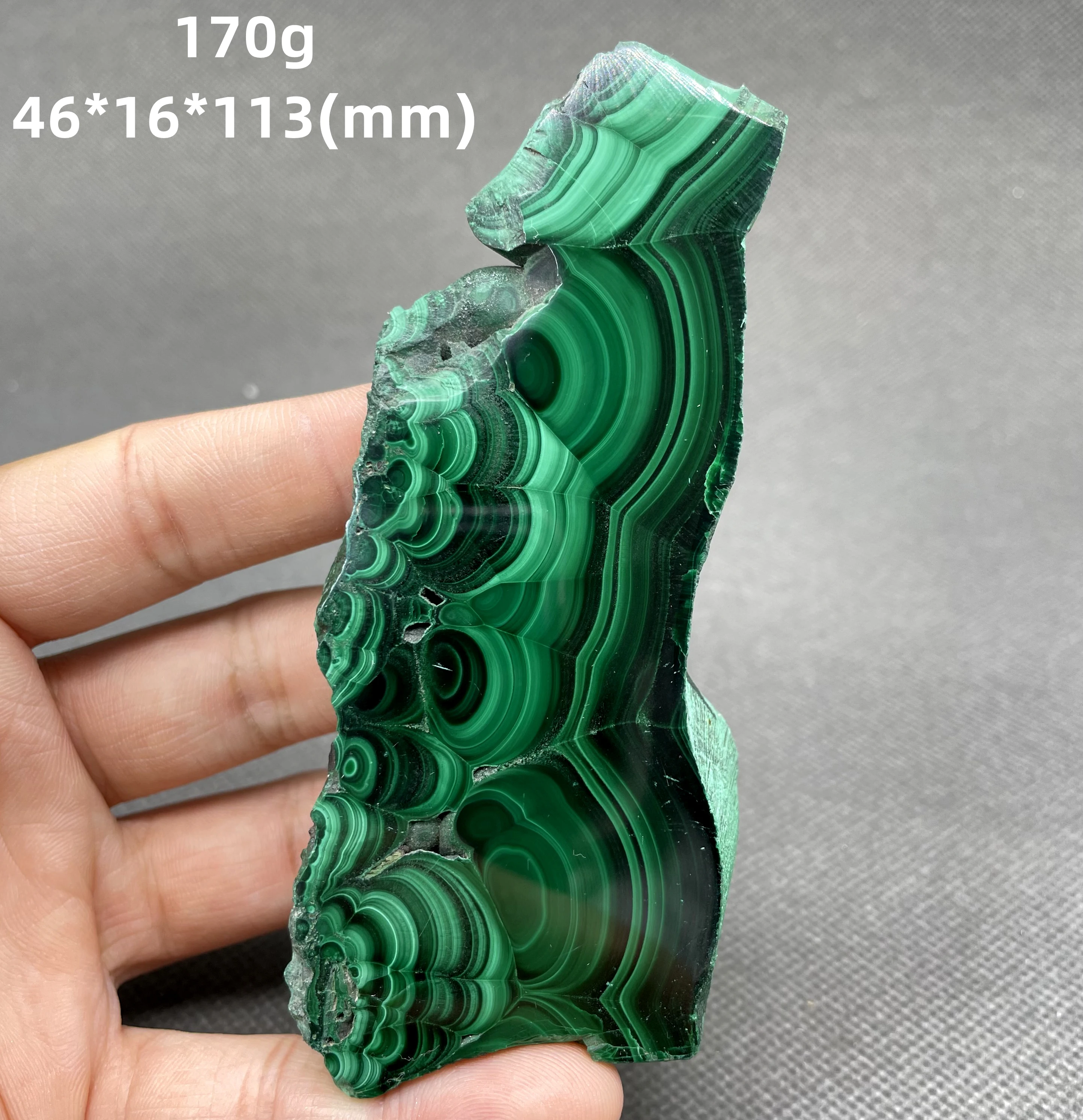 NEW! 100% Natural green malachite polished mineral specimen slice rough stone quartz Stones and crystals Healing crystal