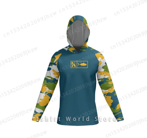

Summer Hoodie Fishing Shirt Uv Protection Long sleeved Jacket HUK Pelagic Fishing Clothing Outdoor Sunscreen Performance Jersey