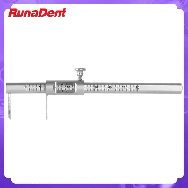 

Dental Implant Measuring Calipers Can Slide Orthodontic Measuring Gauge Rule 0-80Mm Measuring Gauge Rule