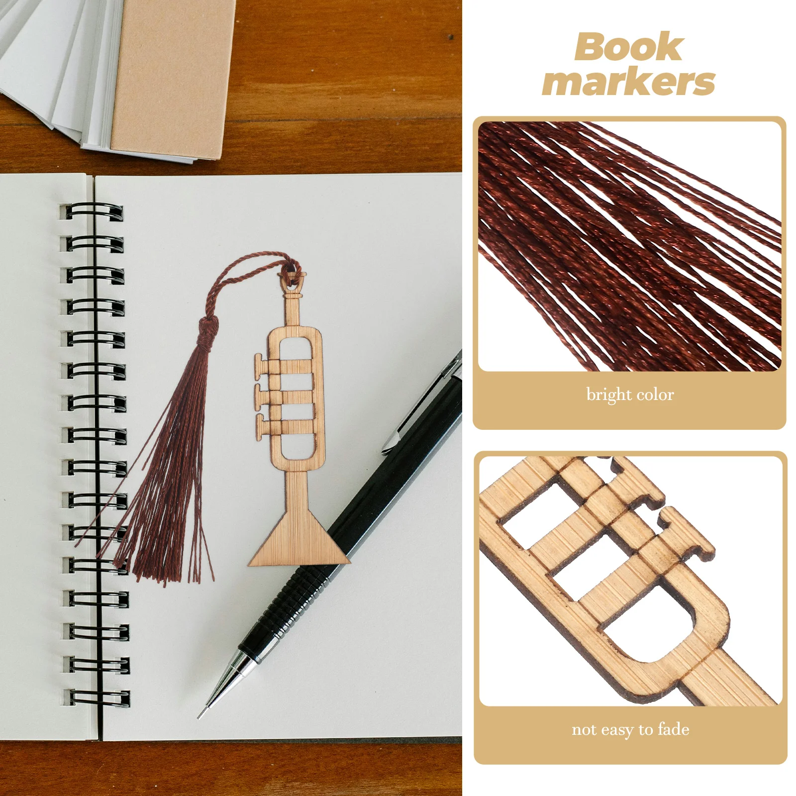 Penanda Buku Kecil Penanda Buku Ulang Tahun untuk Pelajar Pecinta Pria Penanda Baca dengan Rumbai untuk Anak Perempuan