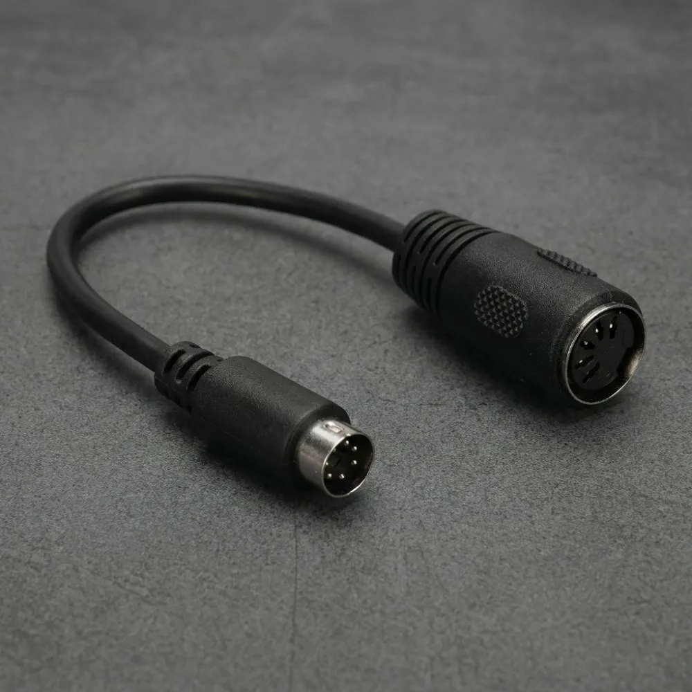 Cavo Di Trasferimento Din 5 Pin Femmina A Midi 6 Pin Maschio 15Cm/5.9In Plug-And-Play Per Tastiera E Mouse Per PS2