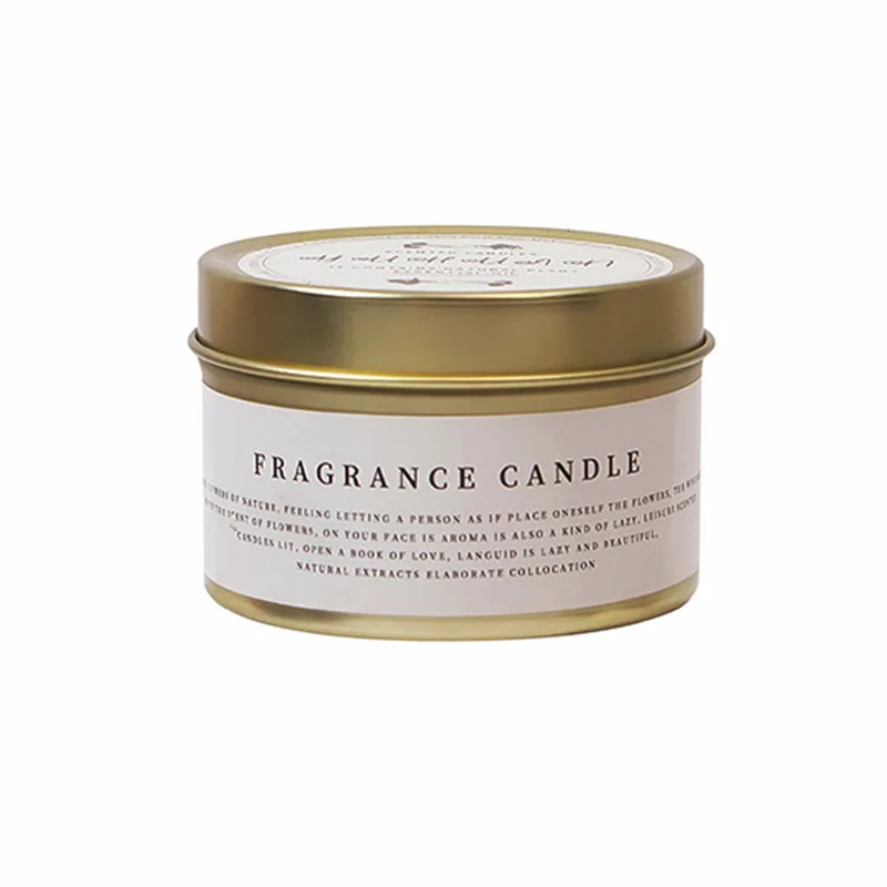 DIY Zu Ma Long with the same horse mouth scented candle essential oil soybean wax smokeless tin can fragrance gift box wholesale