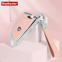 Diamond Leather Luxury Car Key Case Cover For BMW X1 F48 X2 F39 X3 G01 X4 G02 X5 F15 G05 X6 F16 G06 G30 G20 G11 F40 G32 F44 G42