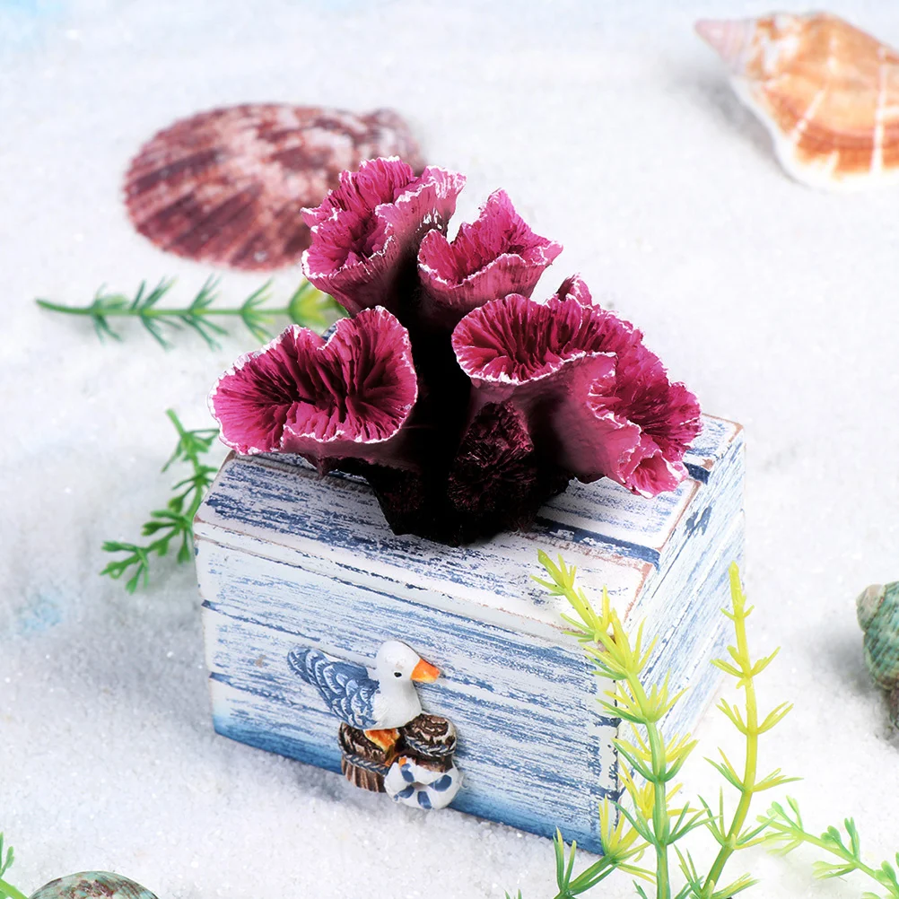

1Pcs Artificial Coral Aquarium Ornament Resin Craft Fish Tank Landscape Decoration Aquarium Coral Ornament Fish Tank Decoration