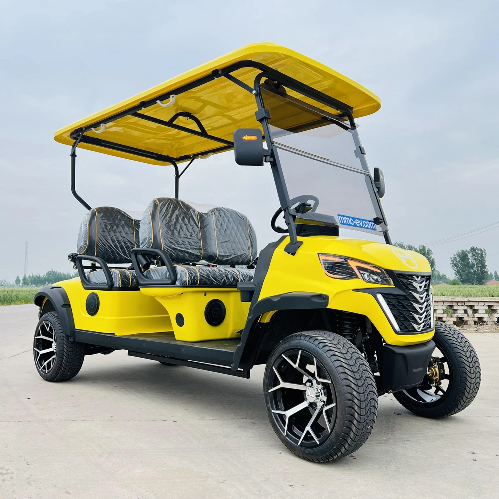 CE Certification New Utility Evolution Vehicles Electric Buggy Hunting 48/72V Lithium Battery Golf Car 4 Seat Golf Cart