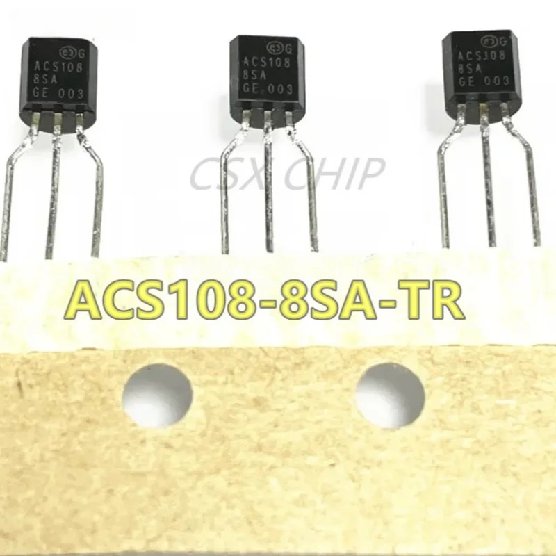 10PCS/lot 100% New Imported Original ACS108-8SA-TR ACS108-8SA ACS108 TO-92 Didirectional Thyristor Sensor Door