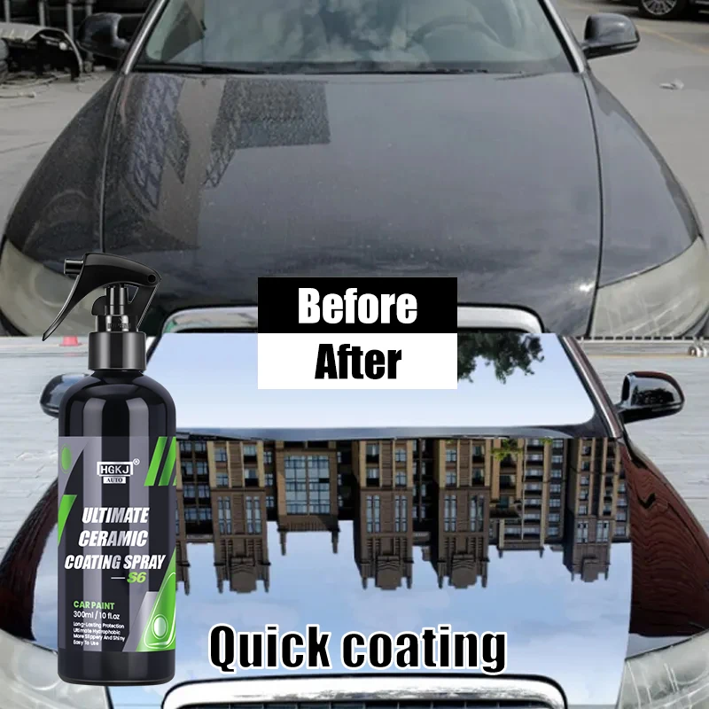 S6 Ceramic Car Coating Quick Ceramic Hydrophobic Coating 9H Hardness Car Detailing Ceramic Coating Car Products Car Accessories