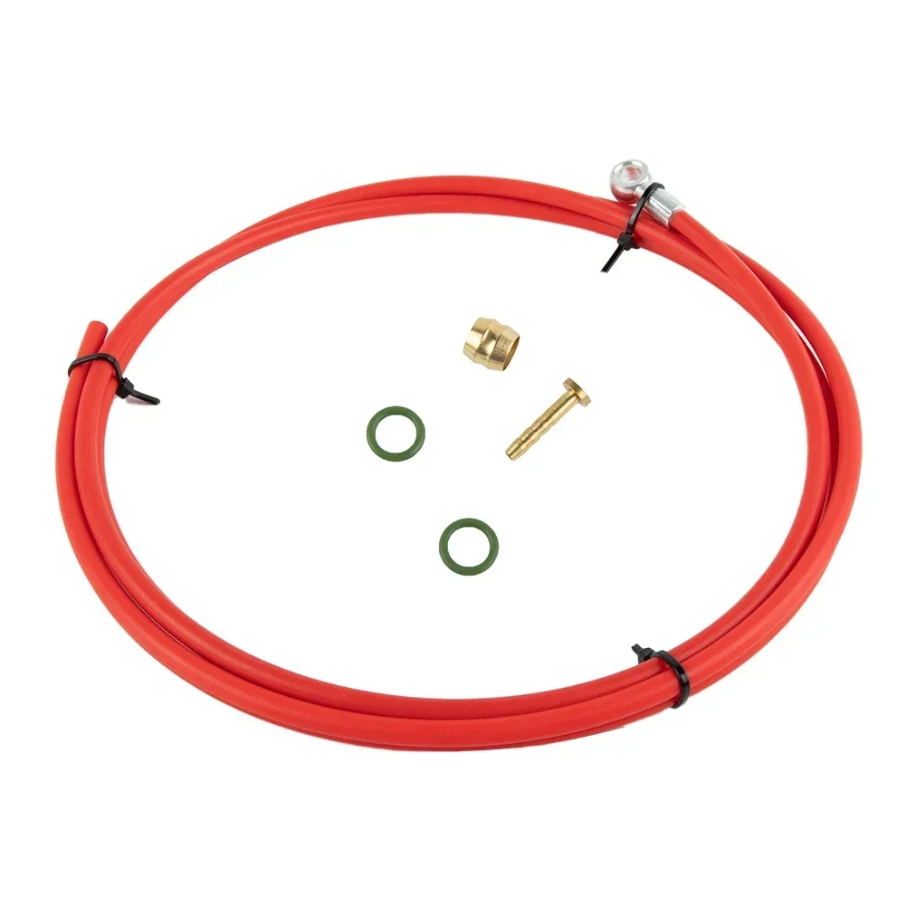 Bike Hydraulic Brake Hose With Banjo Adapter With Rubber Seal With Oil Needle Olive Blasting10000PSI For-Shimano BH90 XTR XT SLX