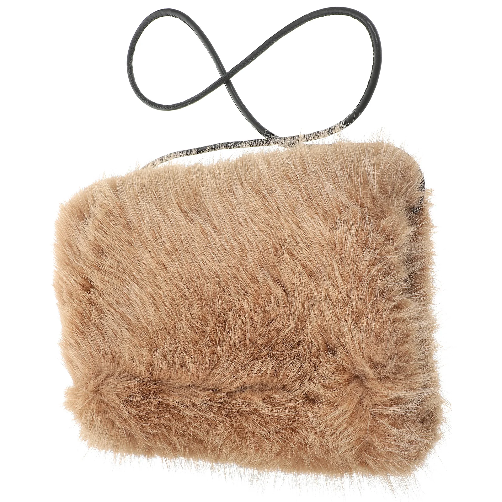 

Women'S Imitation Hand Muff Warm Winter Accessory Portable Outdoor Hand Warmer Cozy Furry Muff For Cold Weather