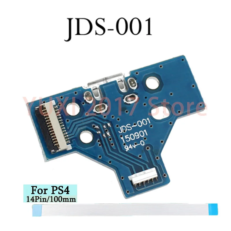 12/14 Pin USB Charging Port Socket Circuit Board JDS001 011 030 040 055 Suitable For PS4 Controller Charging Socket Maintenance