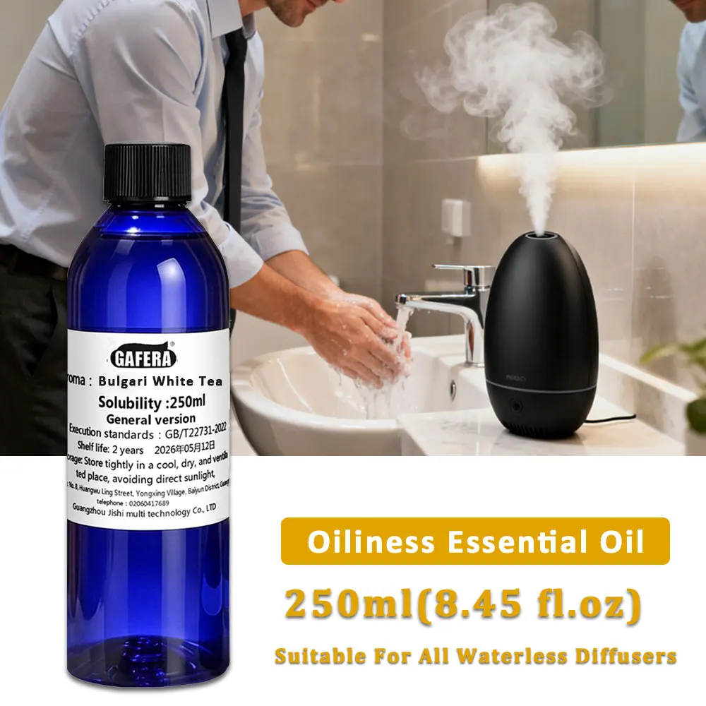 GAFERA 250ml (8.45 fl.oz) Shangri-La/Black Ice Essential Oils Refill, For Waterless Diffuser, Aroma Machine Replenishes Essence