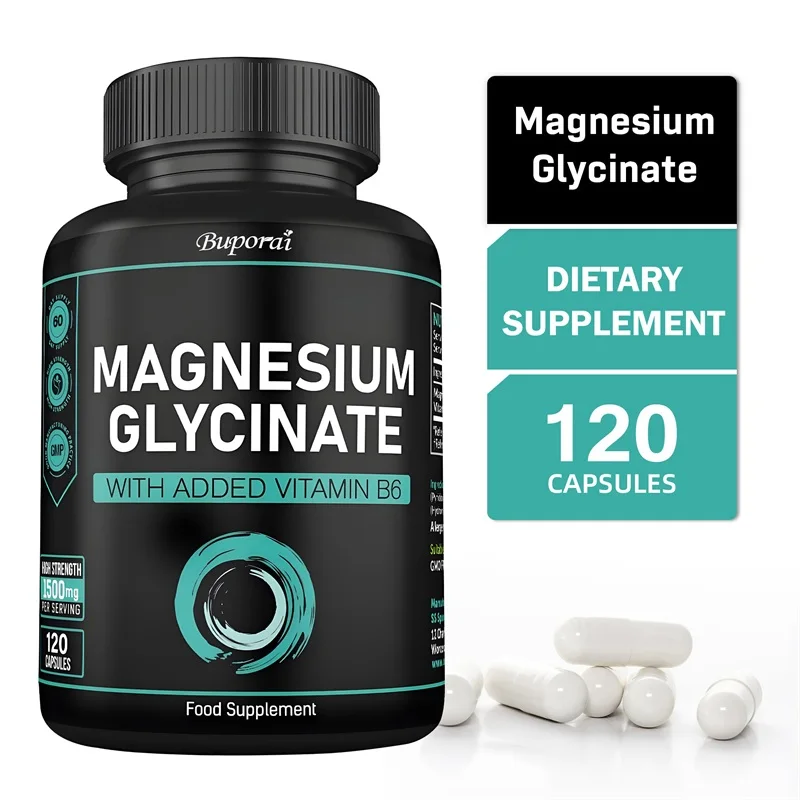 

Magnesium Glycinate Supplements - Promote Normal Energy Metabolism, and Relieve Fatigue, Strengthen The Immune System