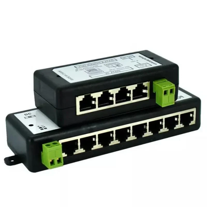 4Ports 8 Ports POE Splitter for CCTV Network POE Camera Power Over Ethernet IEEE802.3af POE Cable Splitte Hot Sale