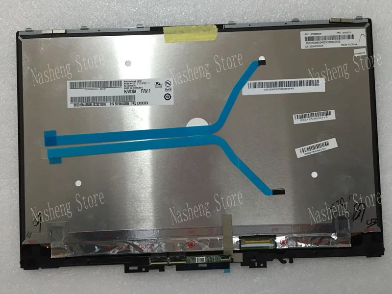 13,3 "nuevo y Original para Lenovo Yoga720-13 720-13IKB 80X6 81C3 UHD LCD LED Digitalizador de pantalla táctil montaje de panel con bisel