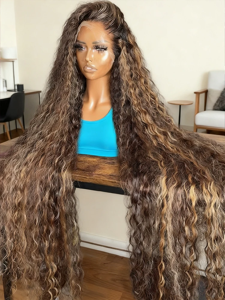 

Highlight Wig Human Hair Deep Wave Frontal Wig Hd Lace Wig 13x6 Human Hair 13x4 Water Wave Wigs Curly Lace Front Human Hair Wig