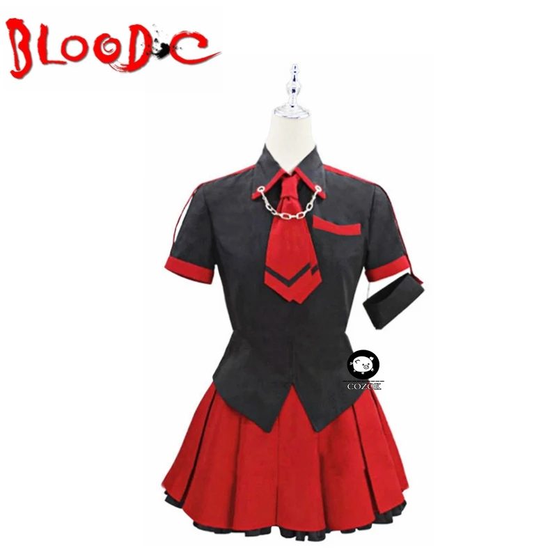 Anime Blood-C Kisaragi Saya Girl Cloth Uniform Cosplay Costume Custom-Made Any Size