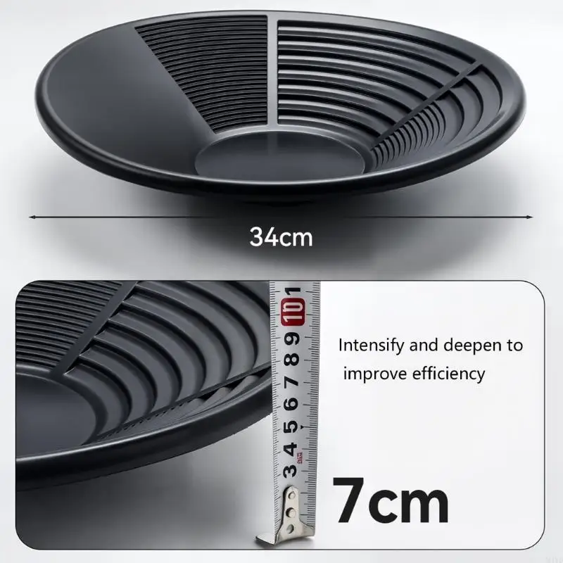 

Многоцелевой пластиковый лоток для сбора золота с технологией трех канавок, идеально подходящий для семейной охоты за M4YD