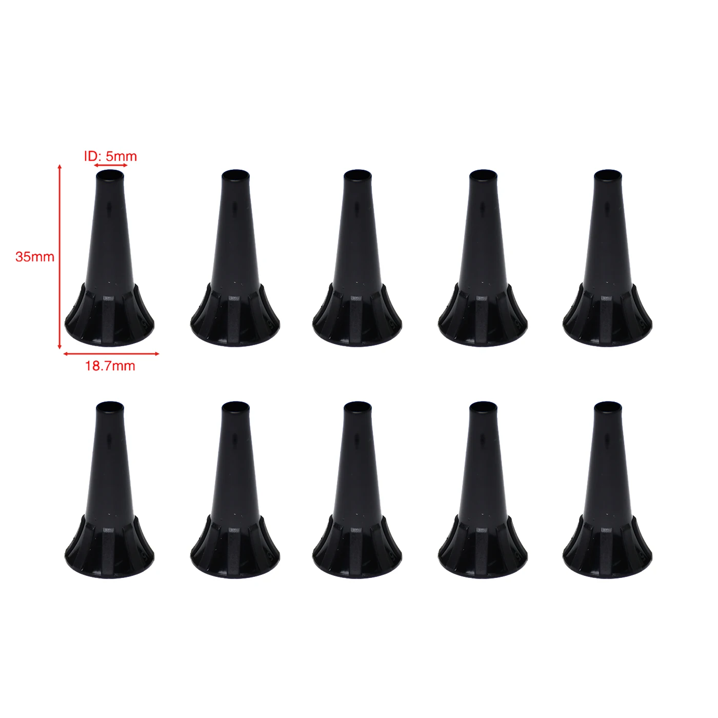 Kit de repuesto de calcetines de oreja desechables para adultos y niños, 10 Uds., para espéculo otoscopio