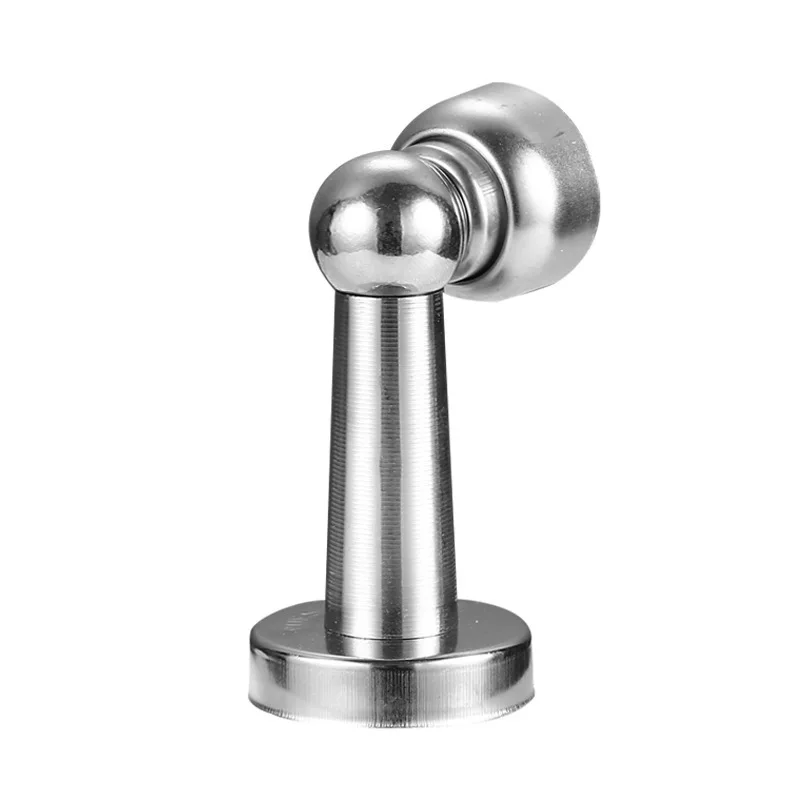 1PCS Stainless Steel Door Stopper Bathroom Magnetic Door Stop Heavy Duty Floor Wall Mount Wind-Proof Door Holder Hardware