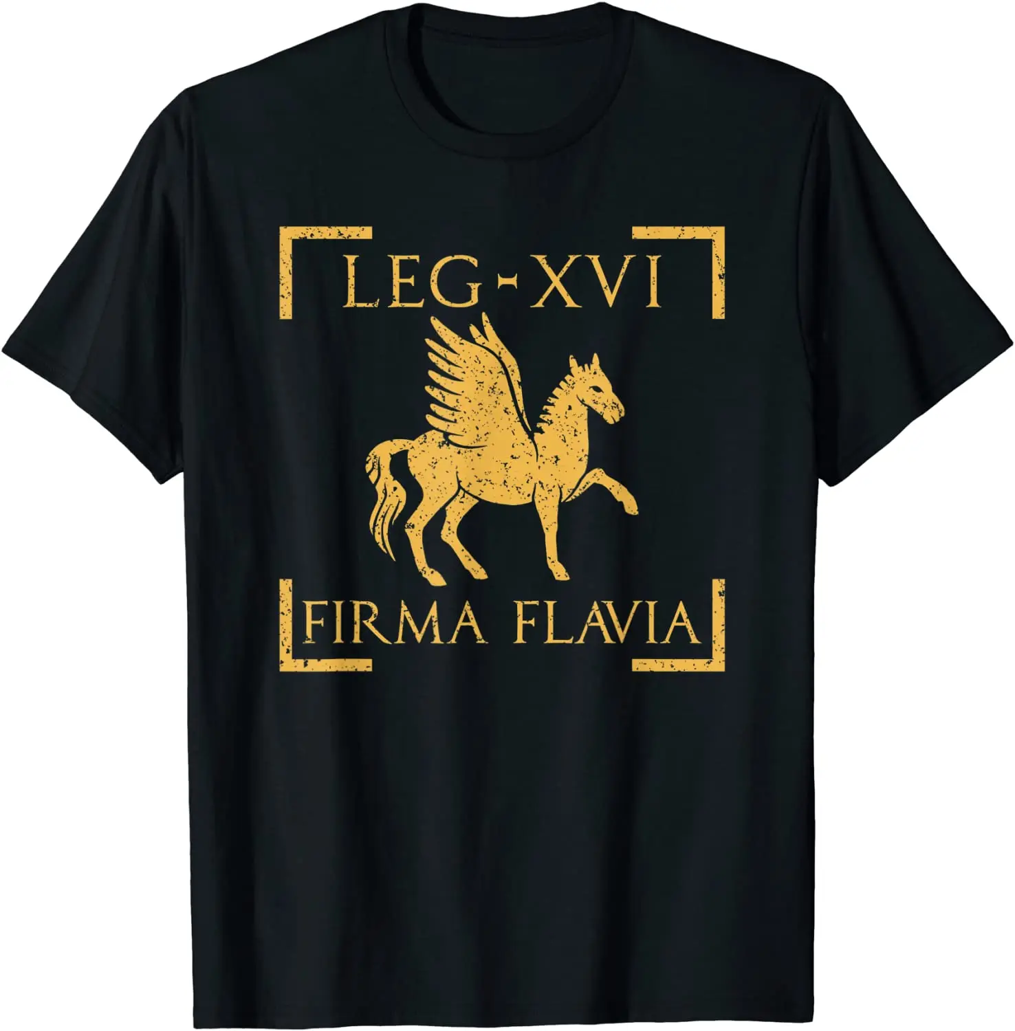 

Legio XVI, Flavia Firma. Pegasus Emblem Roman Legion T Shirt. Short Sleeve 100% Cotton Casual T-shirts Loose Top Size S-3XL