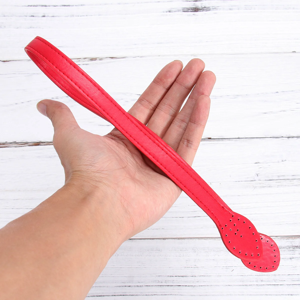 

2Pcs Shoulder Strap Bag Replacement Durable Red Handles for Handbag Purse DIY Long-Lasting Fashion Strap