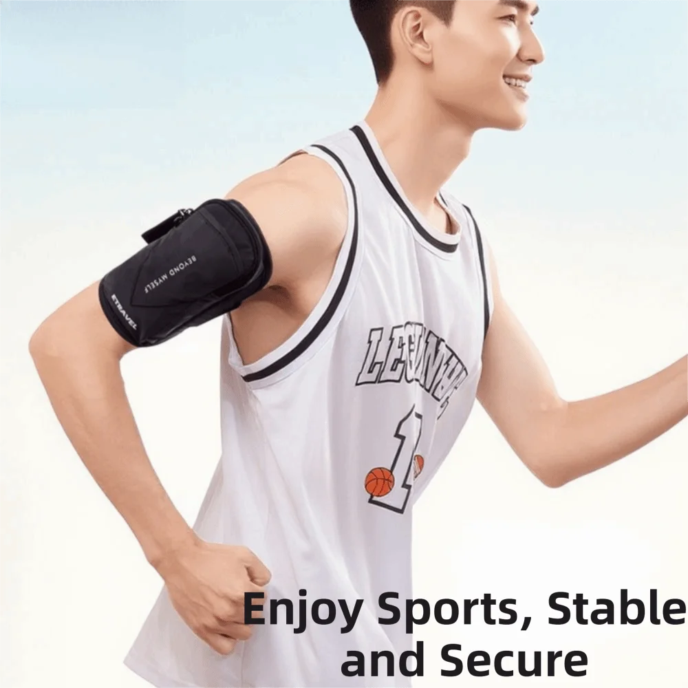Fitness Gear Waterproof Phone Armband Universal Night Running Running Armband Reflective Arm Wrist Pouch Jogging