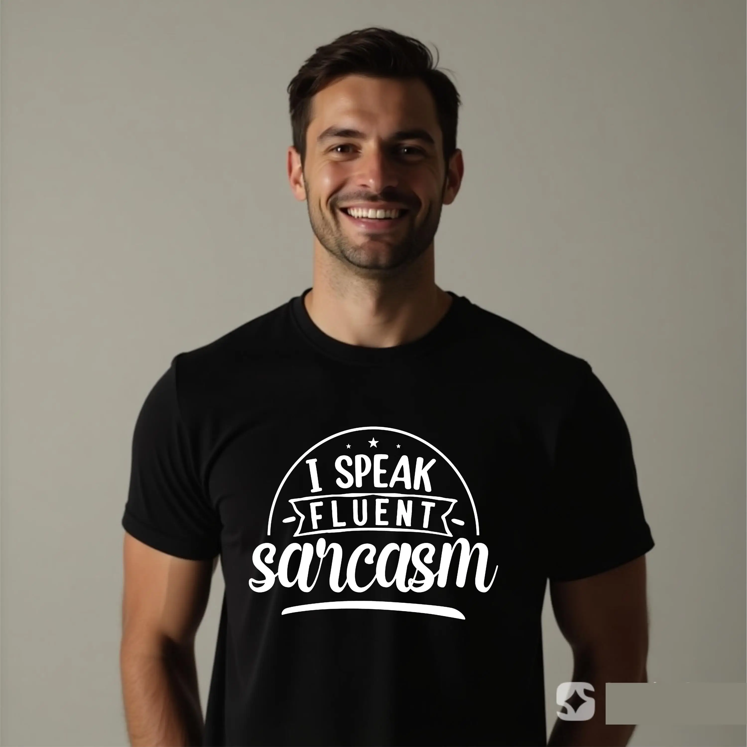 I Speak Fluent Sarcasm T-Shirt – Cotton Unisex Tee High-Quality T-Shirt Fashion Trend - Casual and Comfortable Y2K Retro Style