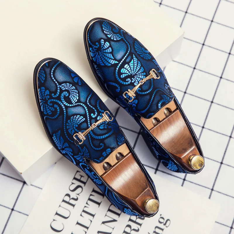 New Italian Brand Leather Loafers Men Dress Shoes Business Formal Shoe Slip on Mocassins Barber Wedding Party Shoe Sapato Social