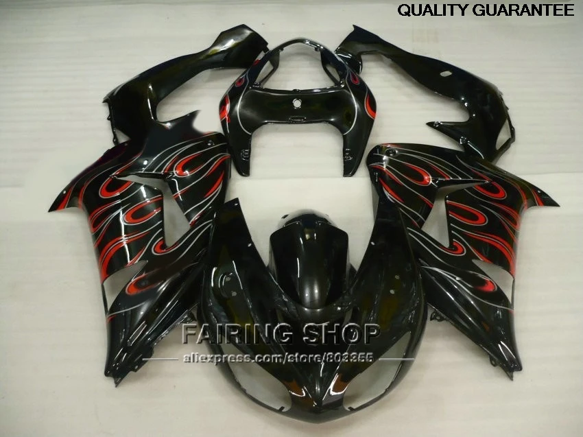 Motorcycle Fairing kit For Kawasaki Ninja zx10r 2006 2007 ( New ) 06 07 Injection Fairings x68