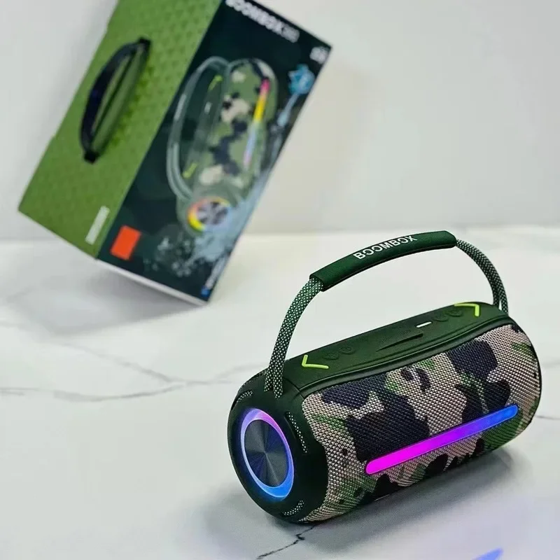 Colorful Lamp Subwoofer Waterproof and Dustproof Bluetooth Speaker Outdoor Professional Mini Party Box Speakers