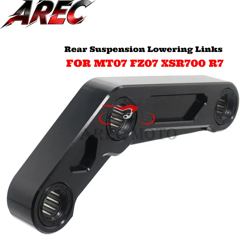 Rear Suspension Lowering Links For Yamaha MT-07 FZ-07 2014-2024 XSR 700 2016-2024 YZF-R7 2021-2024 Motorcycle Lower Drop Kit
