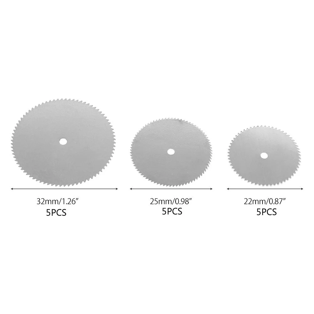 16 قطعة مجموعة شفرات منشار دائري صغير لقطع الخشب المعدني قرص الطحن الكهربائي أداة دوارة ملحقات أدوات السلطة #3